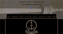 Desktop Screenshot of e-t-bodypiercing.de